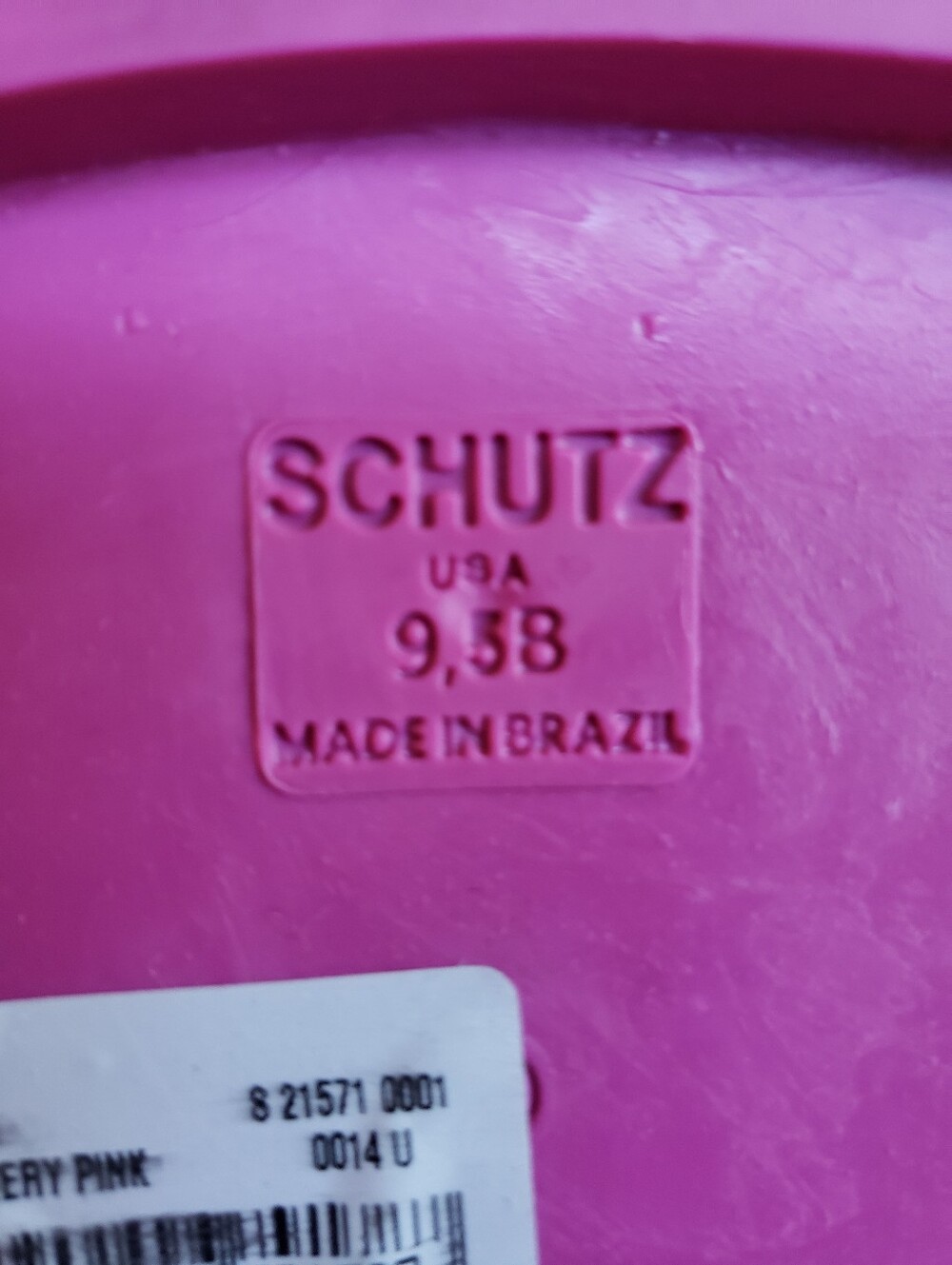 Schutz Beatrix Nappa Leather Platform Fisherman Sandal Size 9.5 - Picture 6 of 6